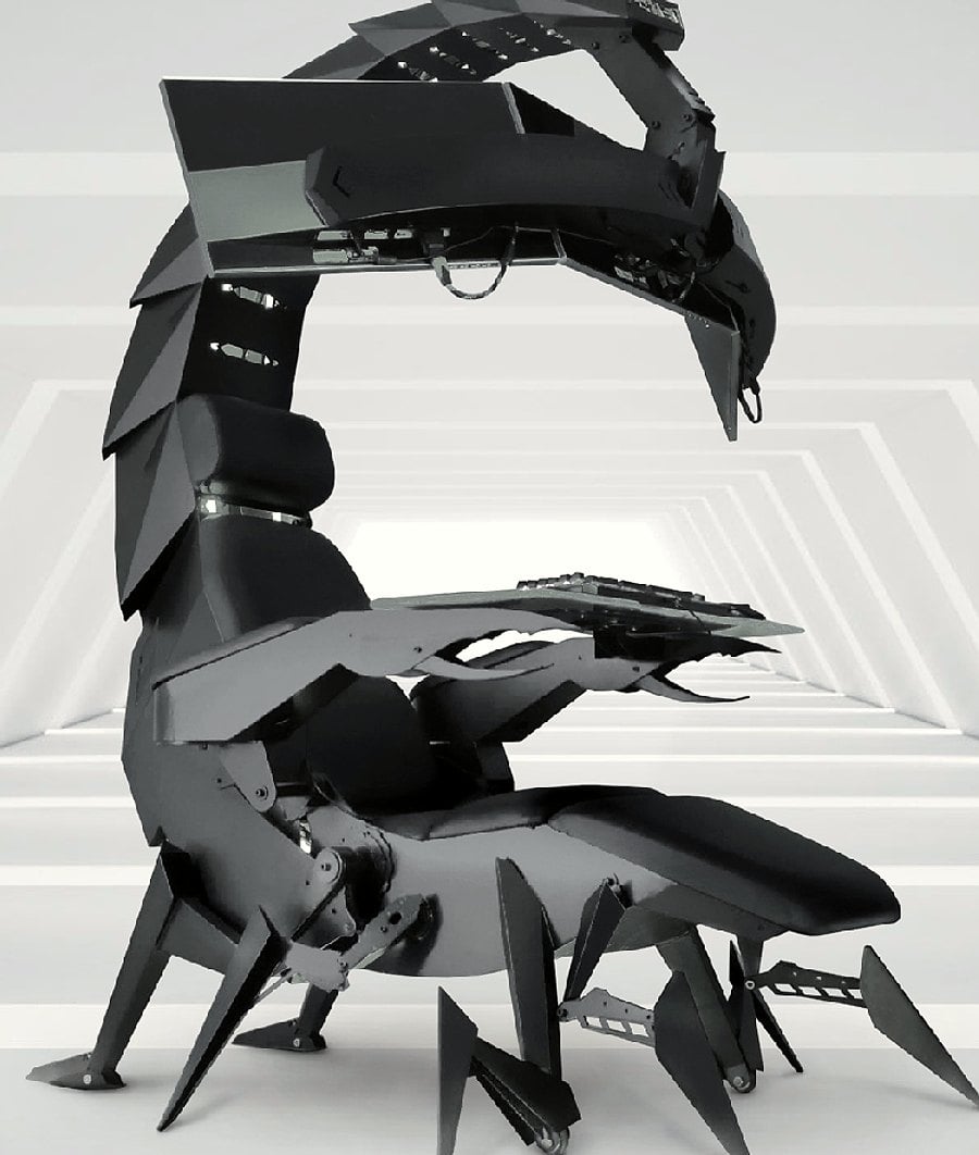 SCORP TOKYO ZERO, a scorpion-shaped gaming chair